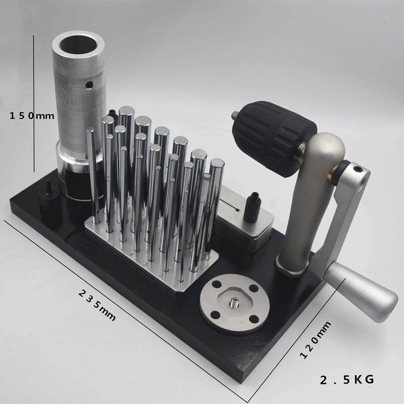 不锈钢拉丝器小型手摇卷线器台式手动紧线机首饰项圈制作工具