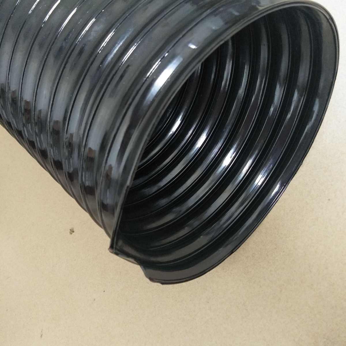 现货供应盛亚透明PU钢丝螺旋吸尘管黑色钢丝管扫路车输送管道