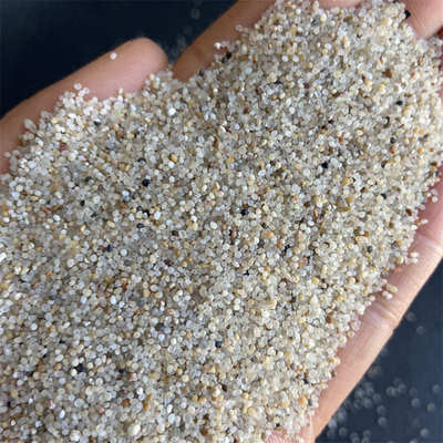无尘水洗海砂油田沙滩人工圆压裂砂石英砂粒砂圆厂家粒用定制