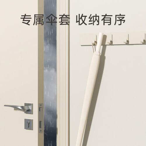 长柄雨伞简约大号高密度加宽加粗抗风直径大反光条设计源头工厂
