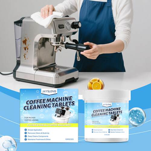 JAYSUING Coffee Machine Cleaning Tablets - Effective for Rem