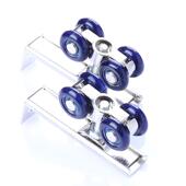 木门小吊轮吊滑小号柜门移门吊轨滑轮推拉门轮衣柜门配件轨道滑轮