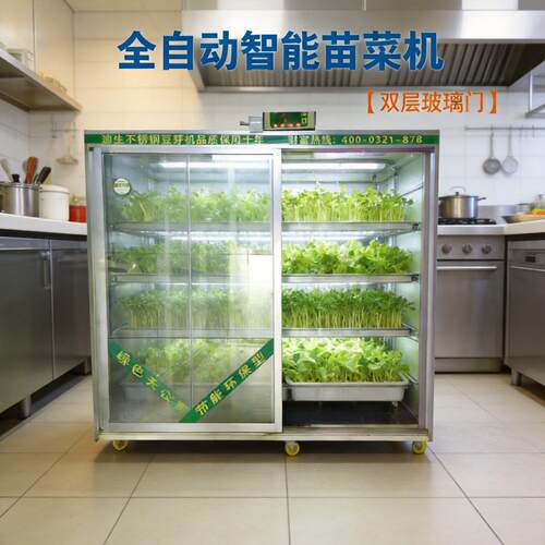 全自动芽苗菜机  大型商用苗菜机 304不锈钢机 微电脑机食品级