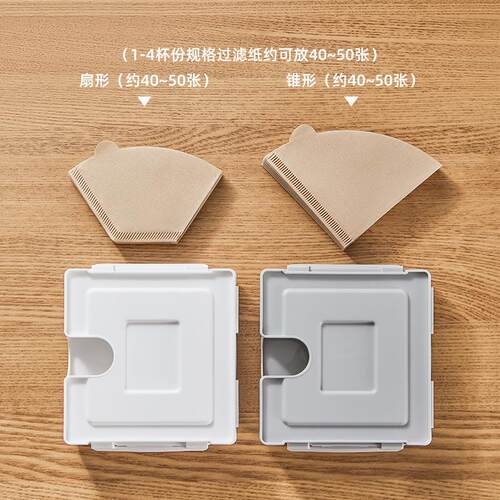 Wall-mounted Magnetic Refrigerator Storage Box for Pour-over