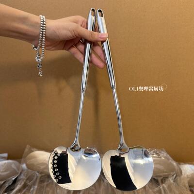 食品级316不锈钢炒勺蘑菇铲厨师专用炒菜勺铲子勺子家用锅铲套装
