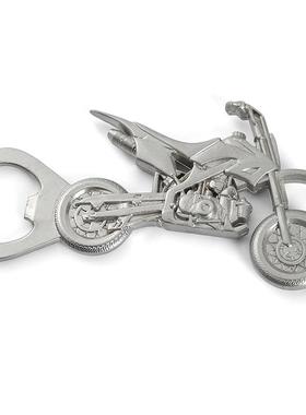 供应金属工艺品锌合金电镀啤酒开瓶器摩托车造型热款