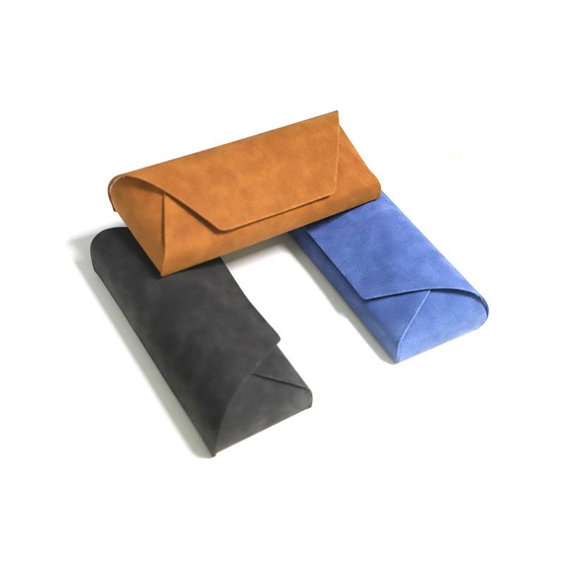 2024新款眼镜盒近视眼睛盒棉麻款简约原宿男生个性便携防压墨镜盒