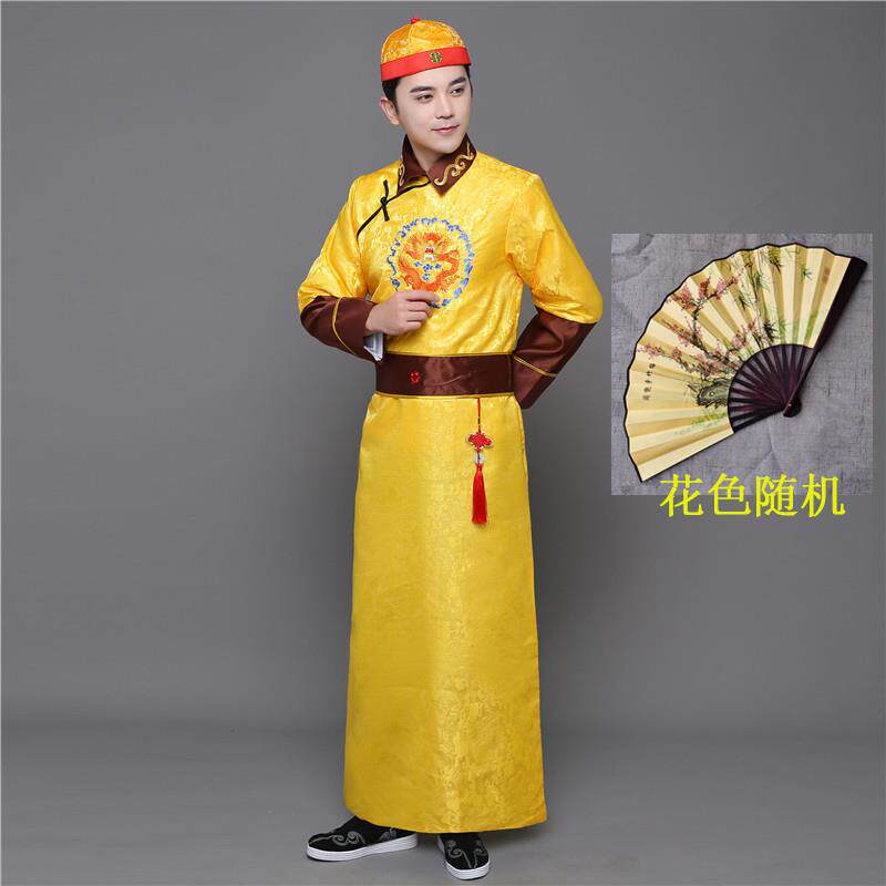 正品代古装皇宫拜耳王子子龙袍服装满清族王少爷外唐装演表服装