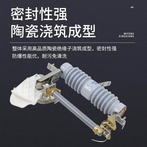 厂家供应 跌落式熔断器带灭弧罩RW12柱上令克开关保险