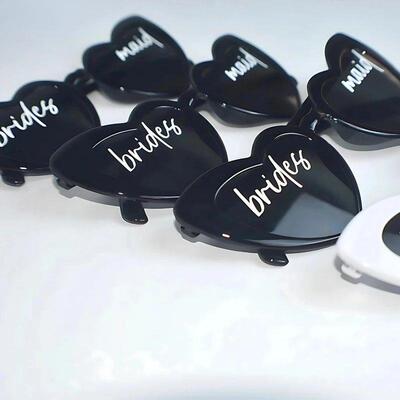 Bride Bridesmaid Heart Sunglasses Wedding Day Bachelorette