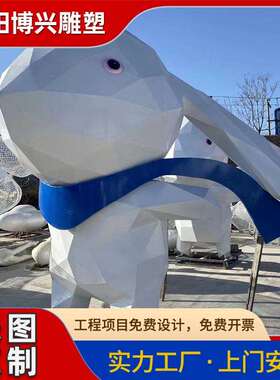 不锈钢梅花鹿雕塑一家三口户外园林庭院不锈钢镜面金属鹿雕塑厂家