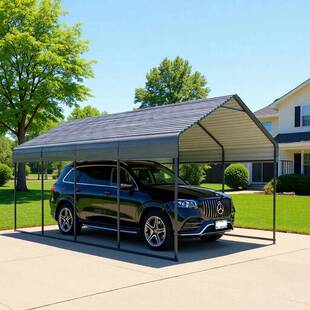 万朗MetalCarport户外金属汽车棚停车棚雨棚别墅庭院室外停车库