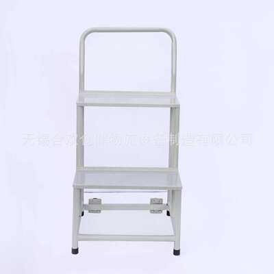 平台梯货架金属爬梯梯物流防护登高仓库登高车作业安全取货梯两步