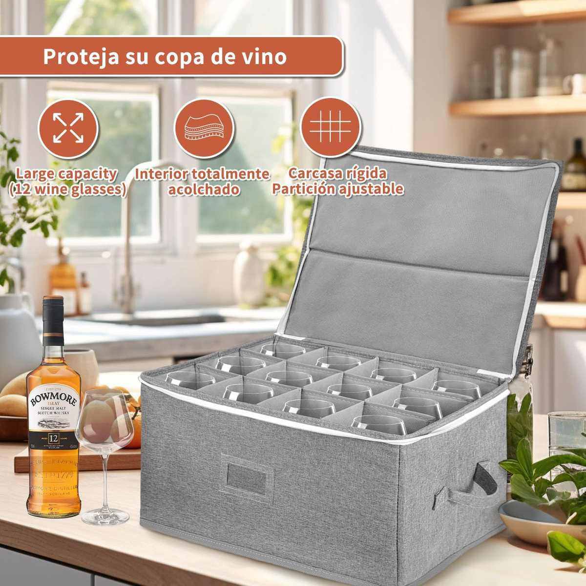 盒带杯红酒 盒子玻璃器皿香槟收纳存储隔板收纳容器酒杯杯