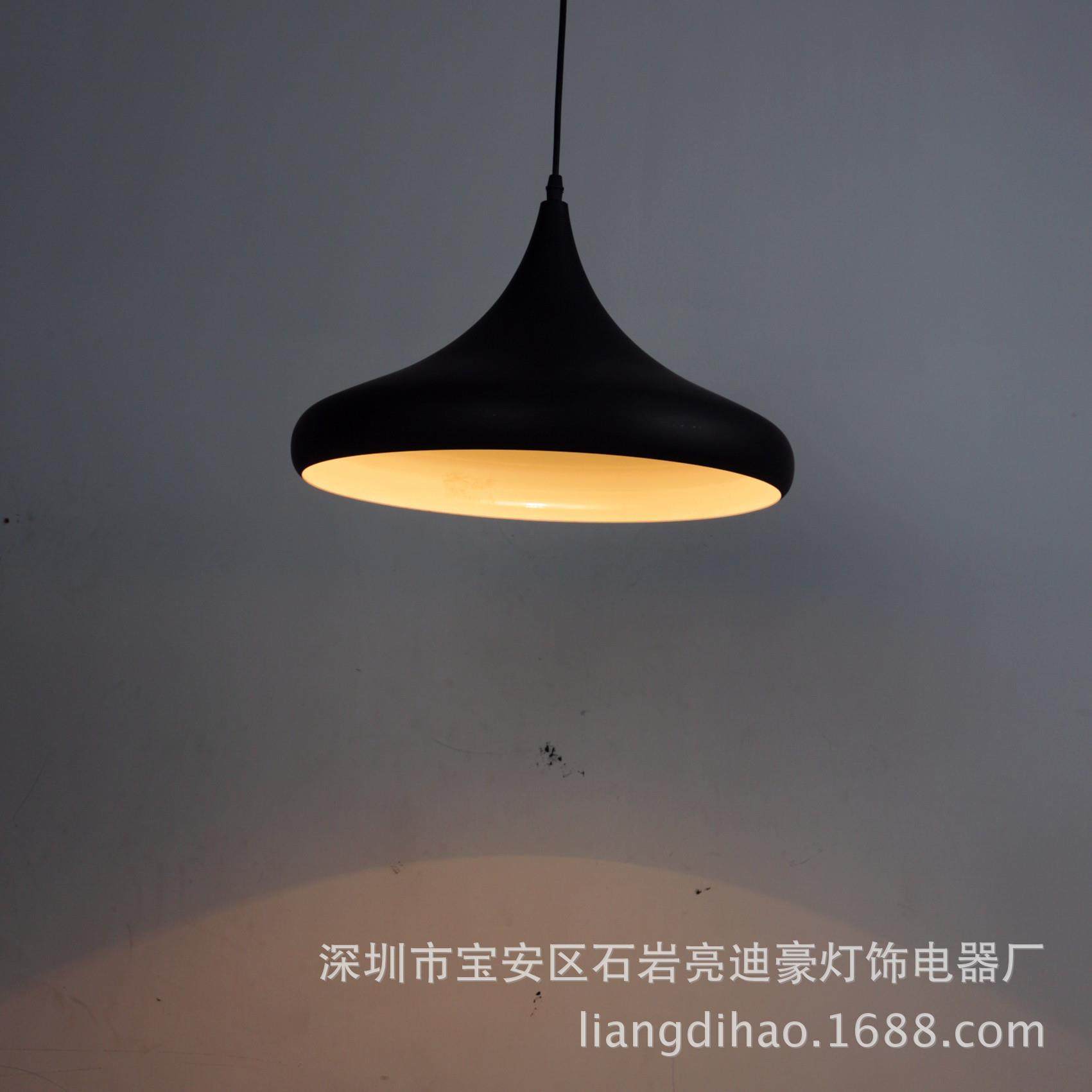 现代现代简约餐吊灯铝材吊灯单头吧台灯个性创意铝材餐灯