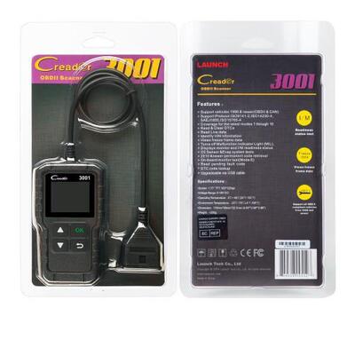 元征Launch Creader 3001 OBDII / EOBD Code Scanner故障码扫描