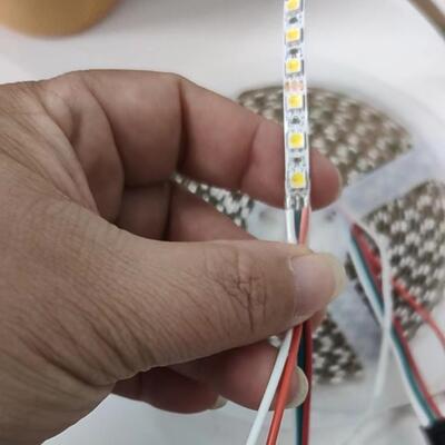 LED灯带 WS2812B 3535 120灯 幻彩软灯带 5V 板宽5mm 白光6500k