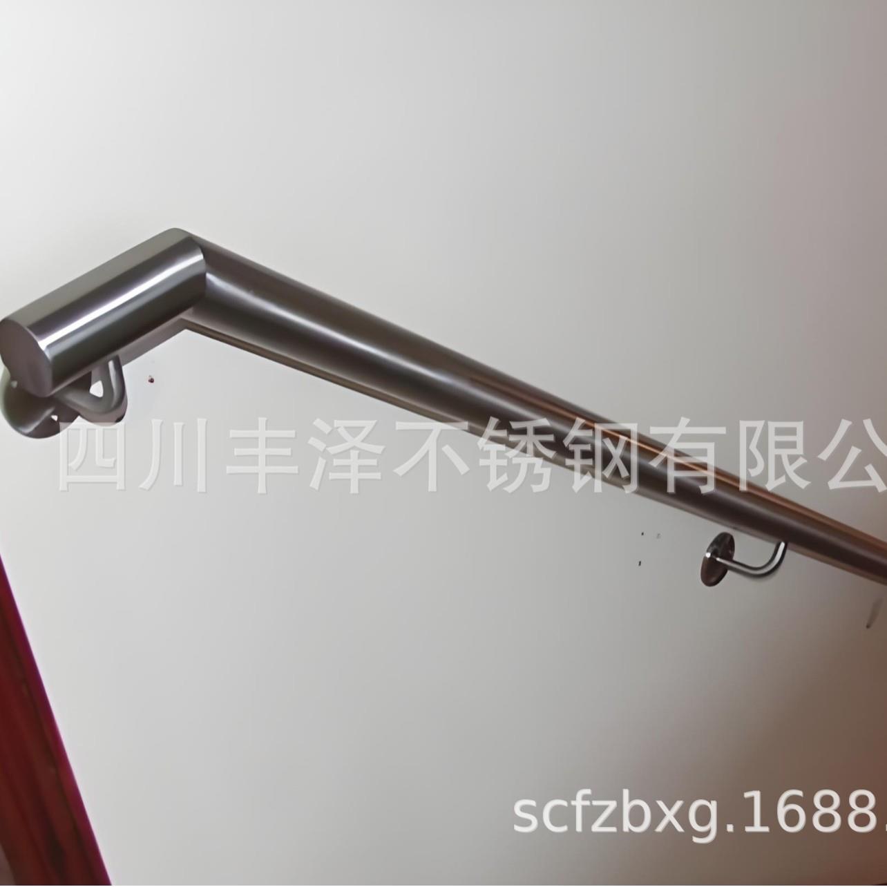 不锈钢靠内墙扶手797楼梯墙上扶手家用靠墙扶手室巴壁栏杆扶手