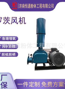 食品厂用风机,水产养殖济南恒通HTSR150型号三叶罗茨鼓风机送风