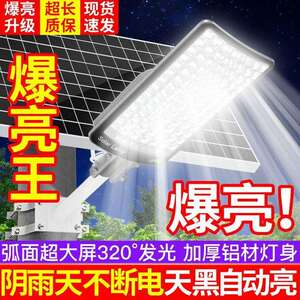 灯太阳灯具农村ZCM家用户外庭院防水雷全自动大防功率工程照明路