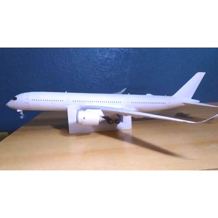 买3送1纸模型A350客飞机DIY手工中国海南东方泰英国亚韩汉莎航空