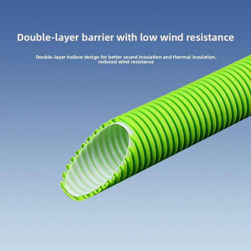 新风系统聚乙烯管食品级抗菌阻燃聚乙烯管新风风管软管波纹管新风