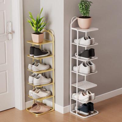 Home door shoe rack, storage rack, iron metal slipper rack