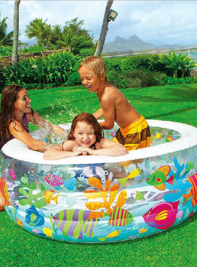 INTEX58480 金鱼水池 儿童游泳池戏水池 海洋球池