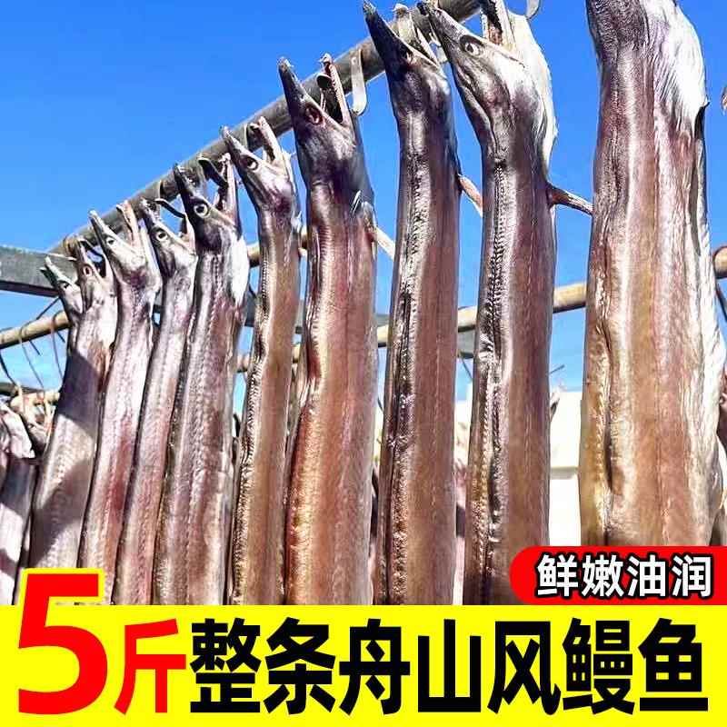 舟山风鳗鱼筒整条海鳗鱼风鳗筒风干风鳗干宁波特产海鲜水产非干货