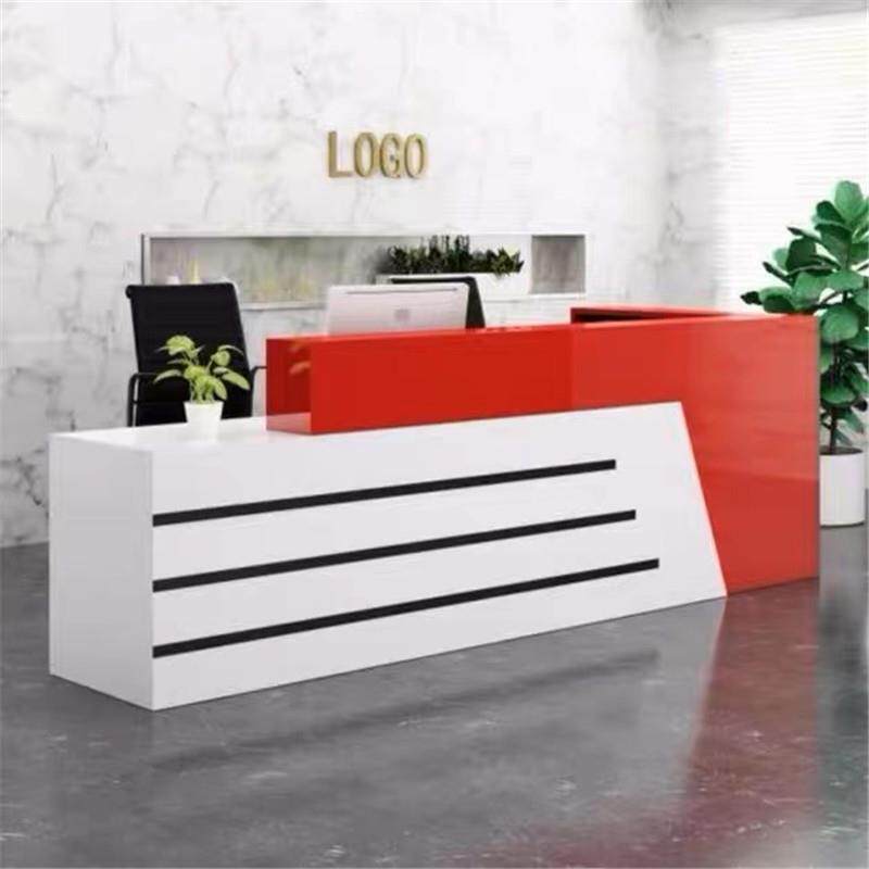 公司家具前台办公桌子饭店酒店连锁店理发店收银台服装店铺接待台