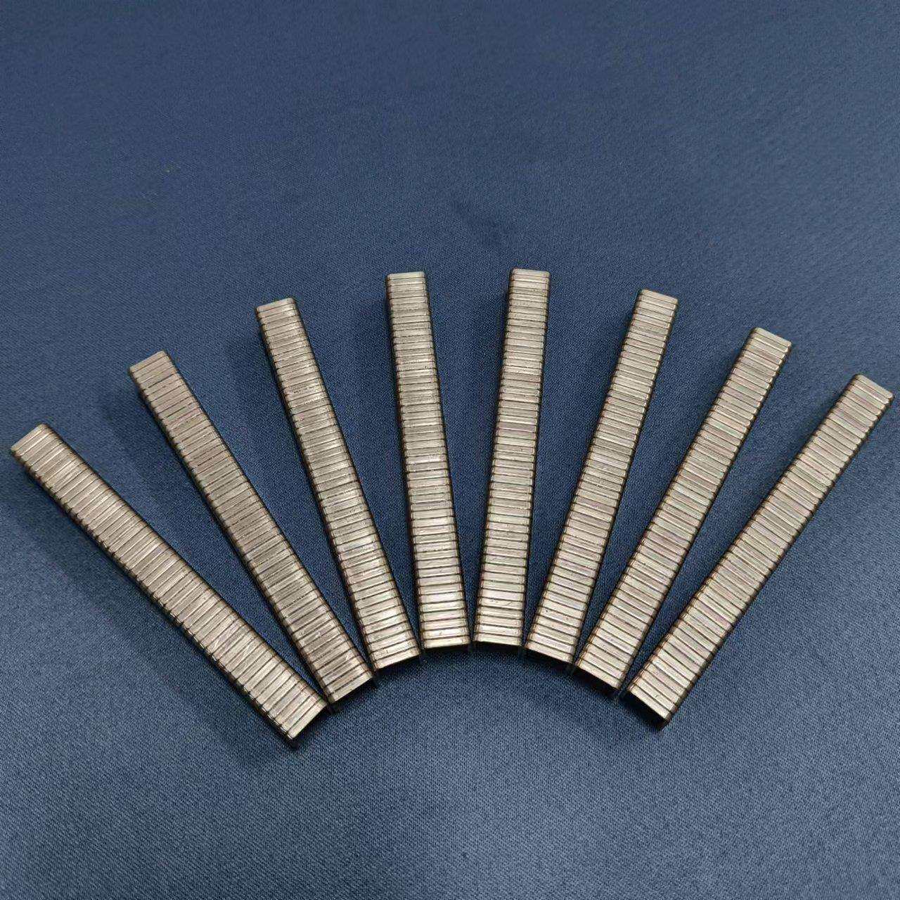 超市711铝钉塑料袋封口铝钉打包封口钉扎口机专用铝钉整箱