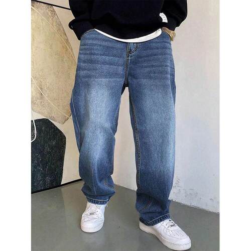 G 10931 Loose wide leg men's jeans 阔腿牛仔裤跨境速卖