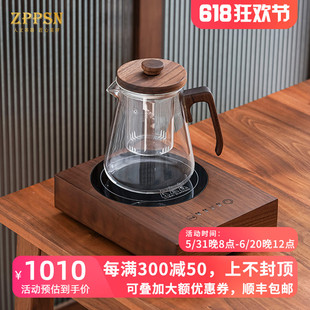 中式 意大利ZPPSN耐热玻璃壶泡茶家用茶水分离茶具套装 复古煮茶壶
