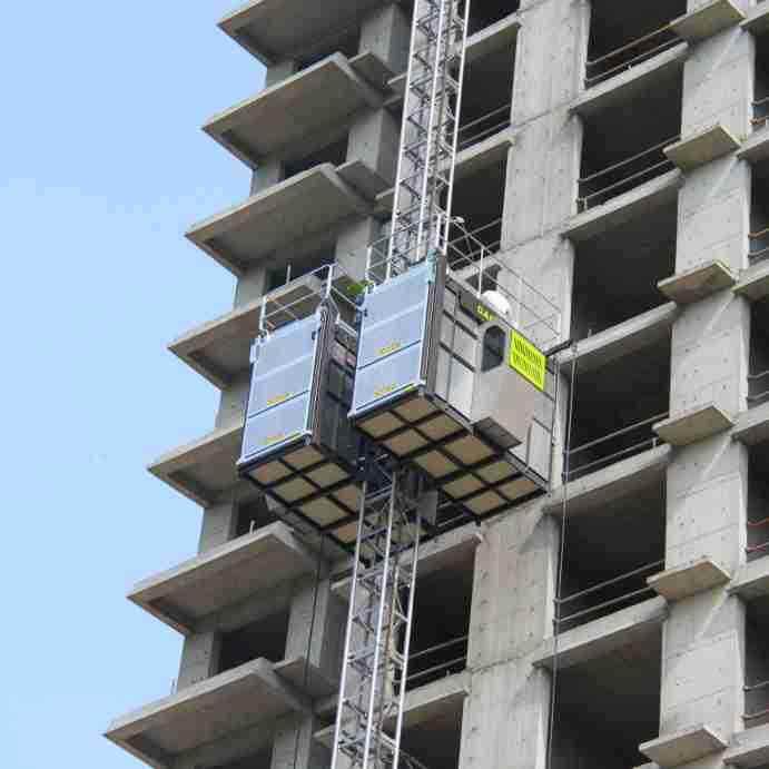 厂家直供施工电梯房建高空桥梁建设工程变频双笼SC智能桥梁工程