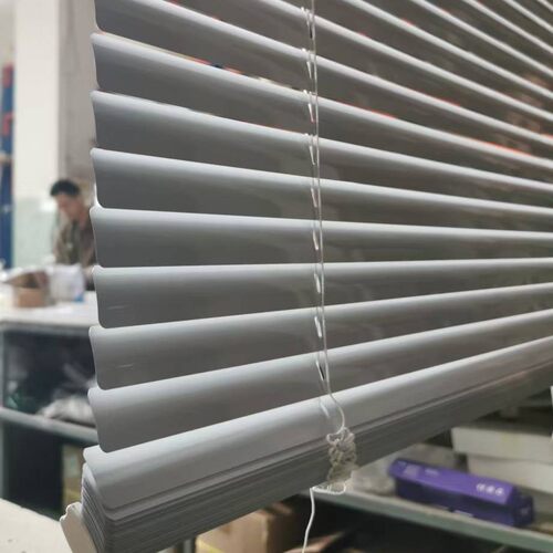 免打孔百叶窗无拉绳电动窗帘家用卫生间遮光防窥防水铝合金隔断帘