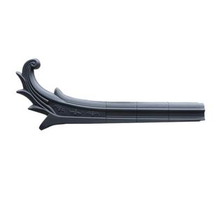 高塑料树脂尾翘大福装饰到40cm特凤牛角配件配件瓦屋檐翘仿古翘角