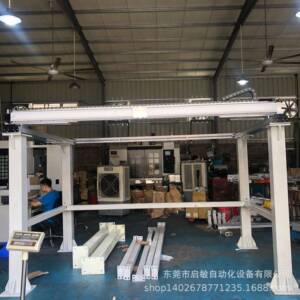 启敏厂家非标齿轮齿条桁架搬运机械手直线电机伺服工作台