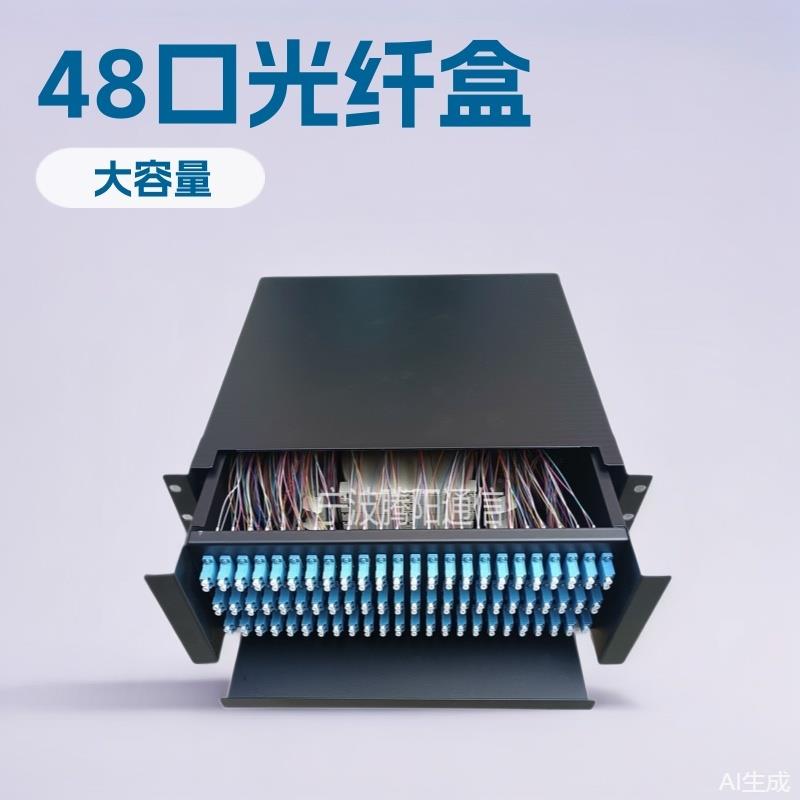 SC48口光纤终端盒2u48口光纤配线架u抽拉式光纤终端盒