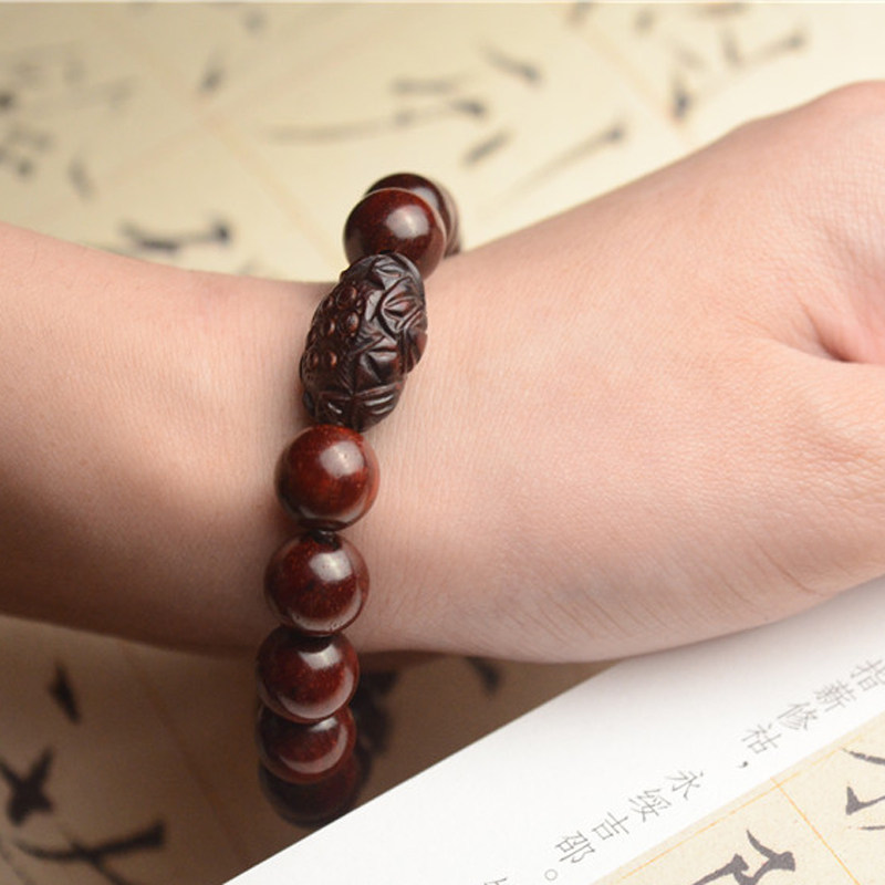 【莲蓬】小叶紫檀1.0佛珠文玩手串念珠手链情侣趣味收藏送礼佳品