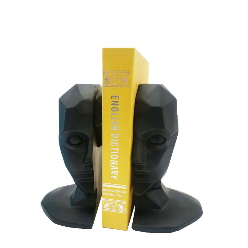 个性创意人物摆件 简约现代树脂书档 民间工艺品家居摆件精致