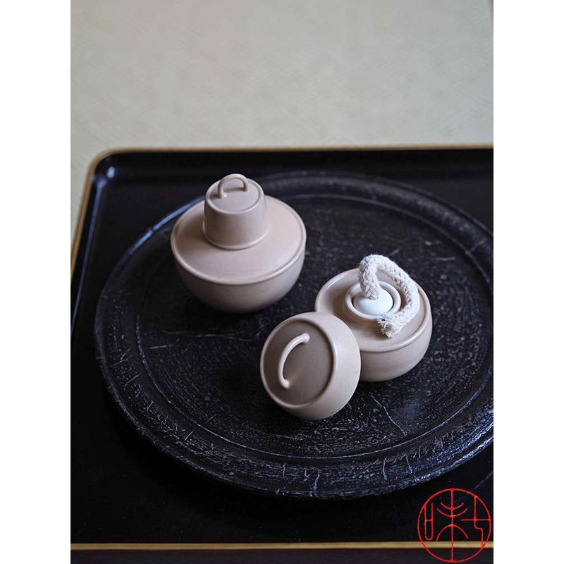 更好用的陶瓷酒精灯 让煮茶更简单 哑光全釉三件式安全便捷可户外
