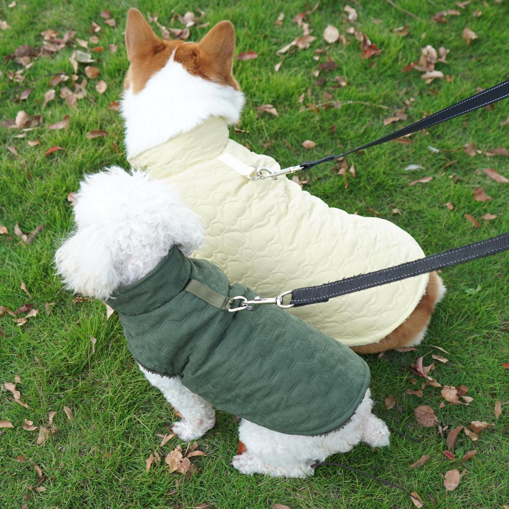 宠物棉衣比熊柯基狗狗衣服雨衣