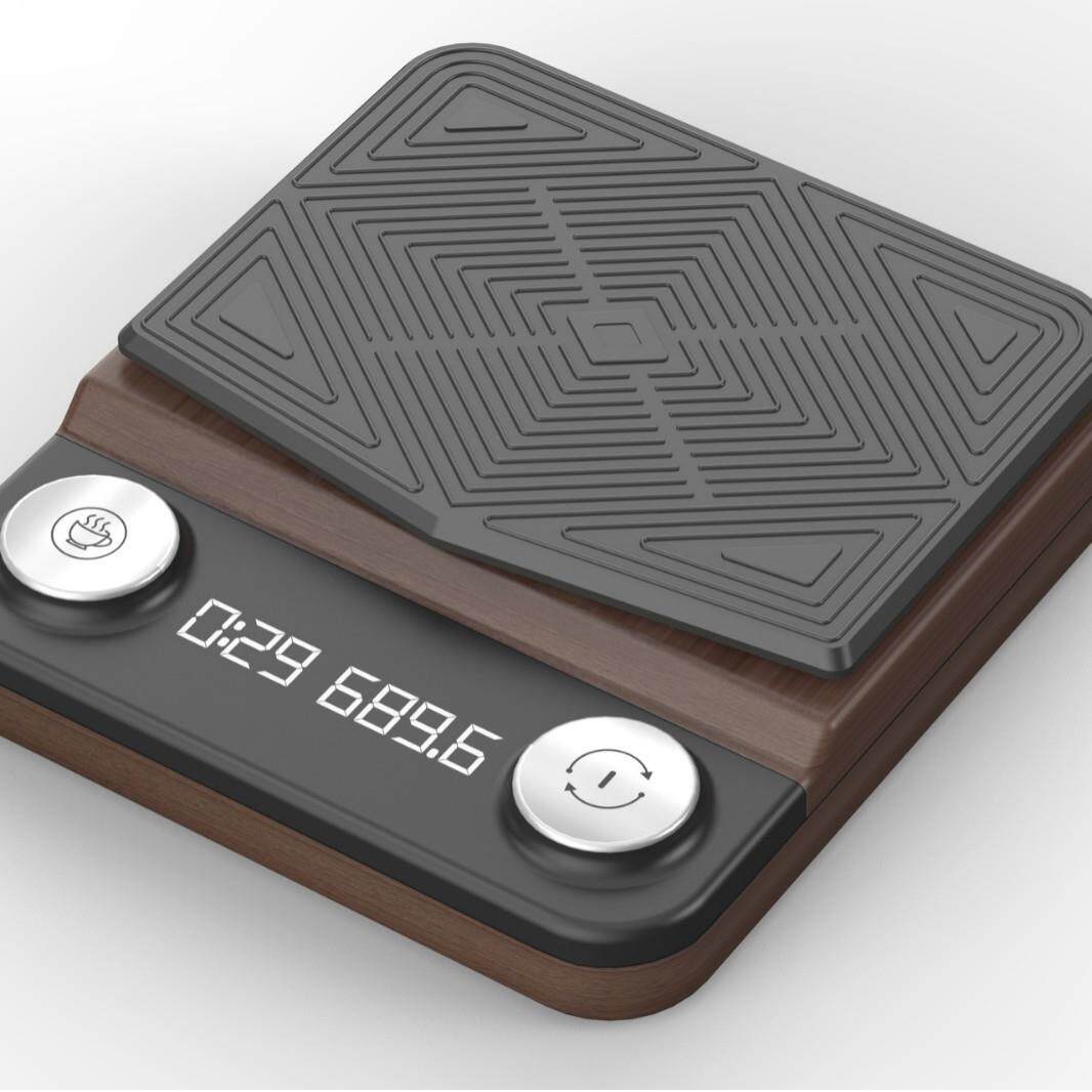 迷你咖啡电子秤 美式复工手冲咖啡秤电子秤 户外咖啡豆称重计时