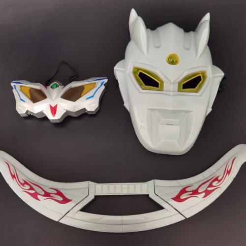 赛罗头投标飞镖冰斧变身变形玩具