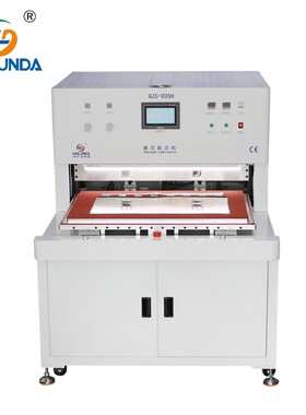 CUG2寸高温保压SCA光学热熔胶空压3合机机台真TP功能片压合设备