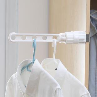 日式旅行晾晒架多用螺杆卡位晾衣杆可携式旅馆衣服晾干 干架杆 19