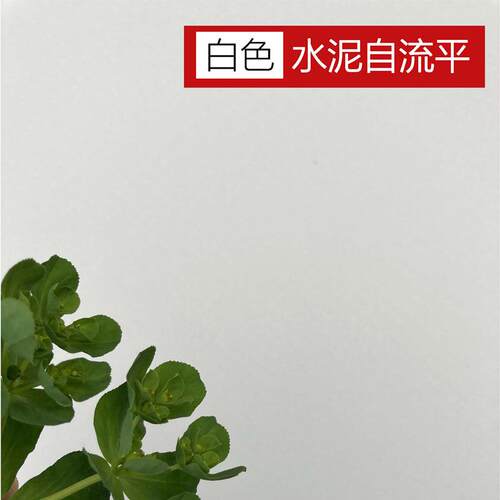 白色自流平水泥乐邦X-801面层自流平砂浆民宿展厅地面