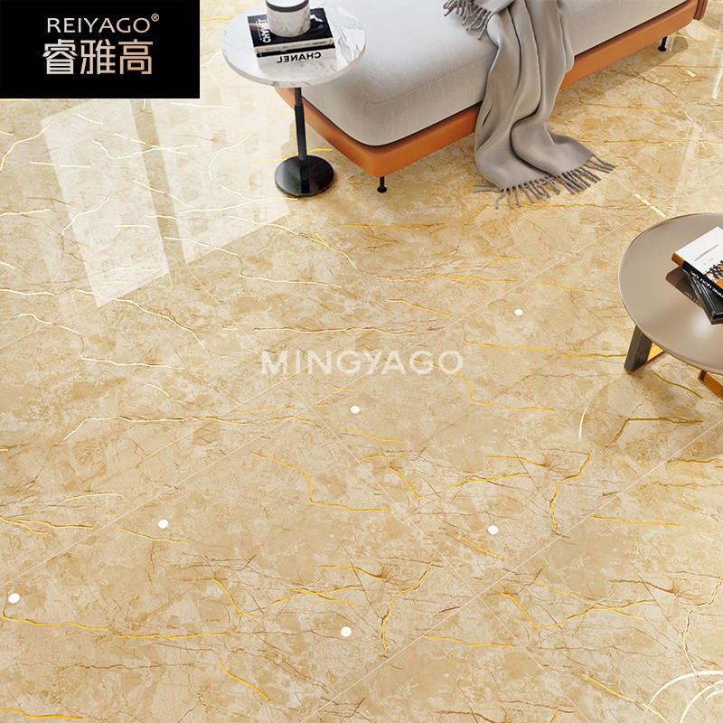 金黄色金丝釉大理石瓷砖地砖750x1500客厅地板砖卫生间墙600x1200