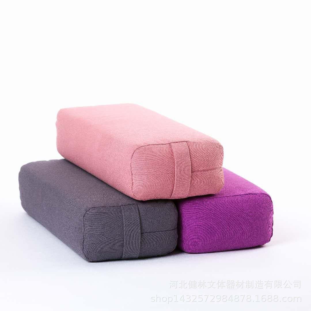 新款直销艾扬格瑜伽抱枕瑜珈抱枕颈椎辅助器材运动阴瑜伽枕头柔软