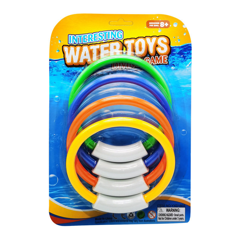 儿童水下沉底鱼雷海草互动玩具小孩水底训练憋气游泳潜水棒潜水环